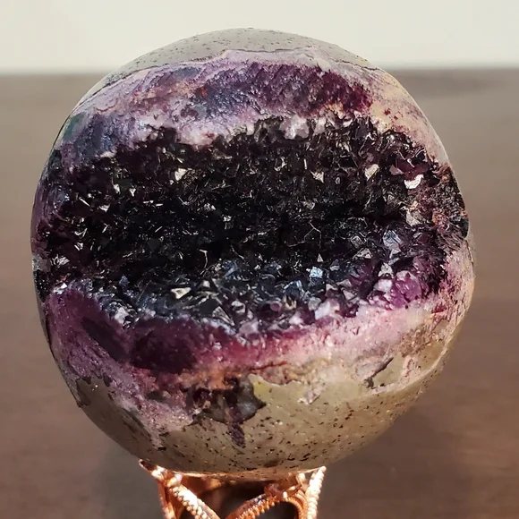 Amethyst Crystal Sphere 50mm - Picture 4 of 16